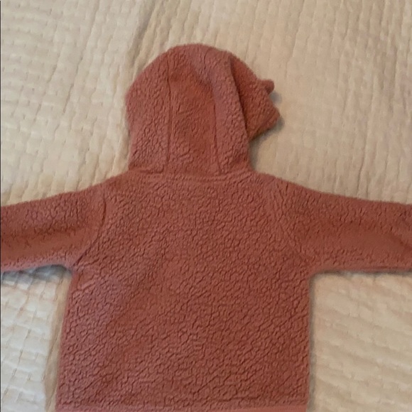 Carter’s Pink Fleece Jacket with hood - Picture 3 of 3